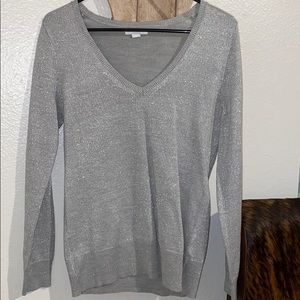 Sweater top silver